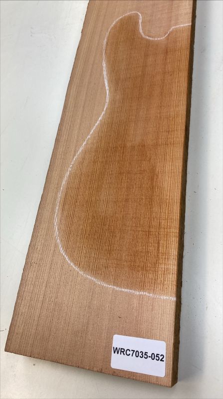 Body Rotzeder / Western Red Cedar, 2-tlg., Einzelstück #052